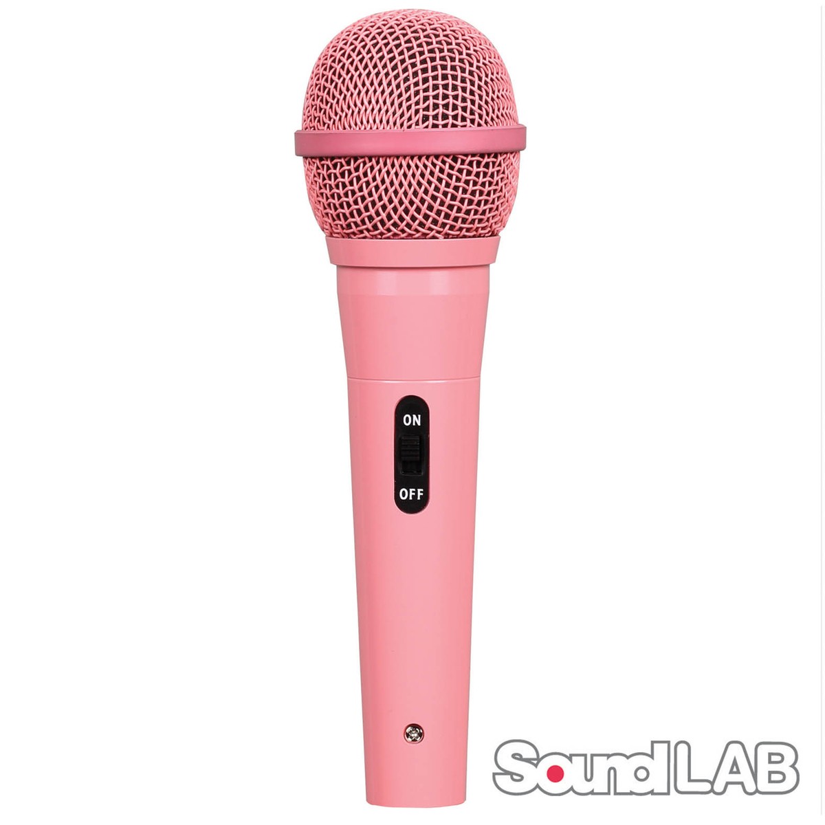 Soundlab Dynamic Vocal DJ Music Karaoke Pink Microphone & 3m XLR