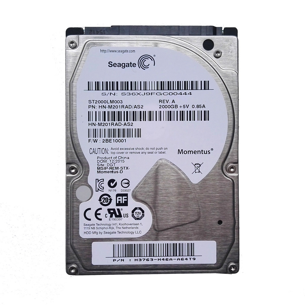 Seagate 2TB ST2000LM003 5400 RPM 32MB SATA 2.5 inch Laptop HDD