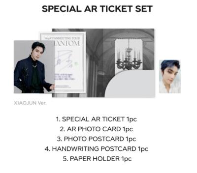 WayV 2023 FANMEETING TOUR Phantom OFFICIAL MD SPECIAL AR TICKET