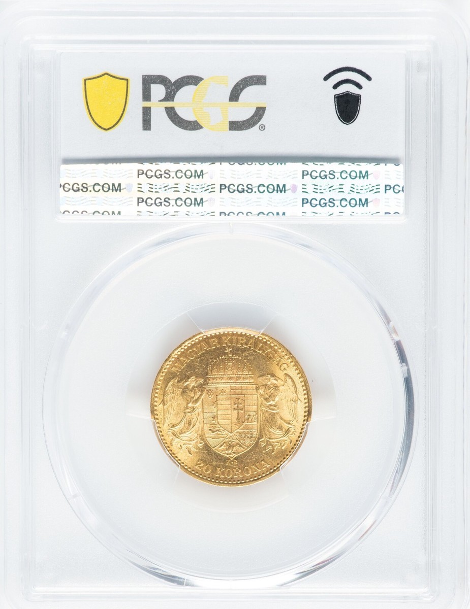 Hungary 1897-KB 10 Korona Gold - Emperor Franz Joseph - PCGS MS62