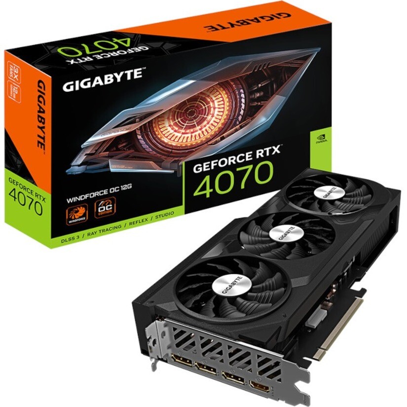 GIGABYTE GeForce RTX 4070 GAMING OC 12GB GDDR6X Graphics Card for