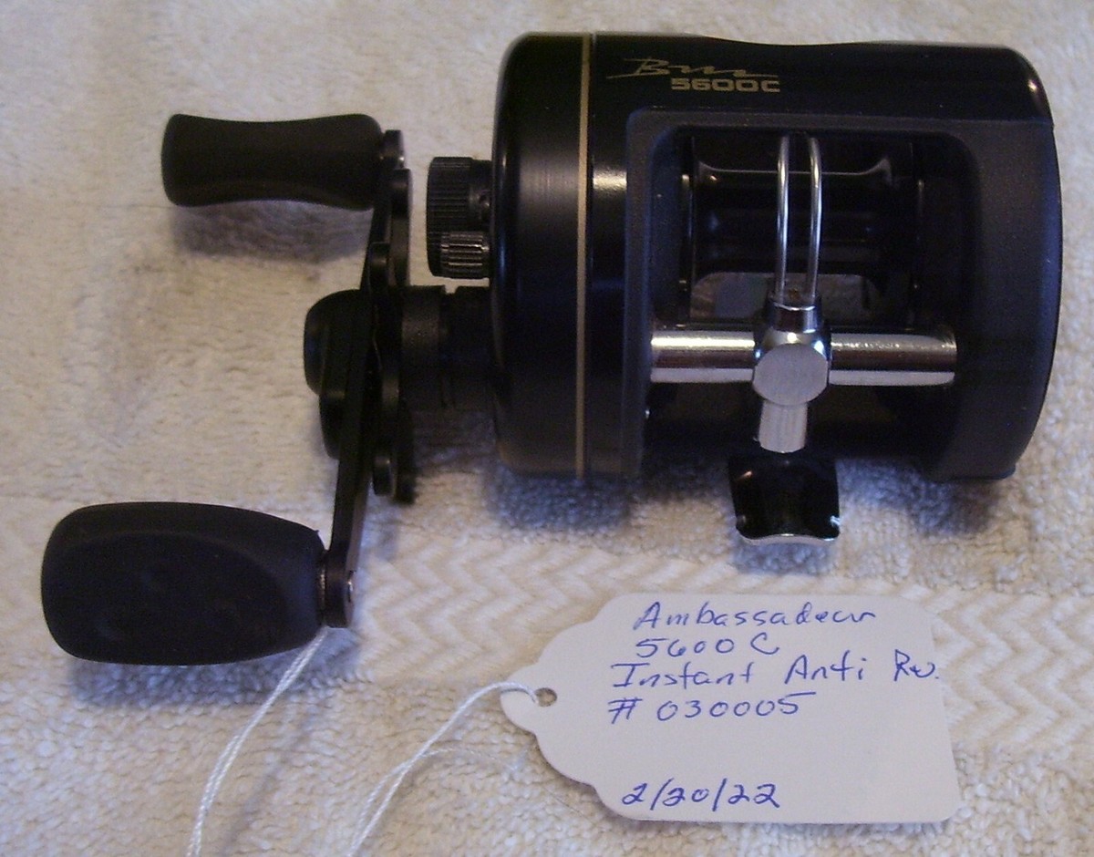 BEAUTIFUL AMBASSADEUR 5600C REEL 2/20/22P INSTANT ANTI REV