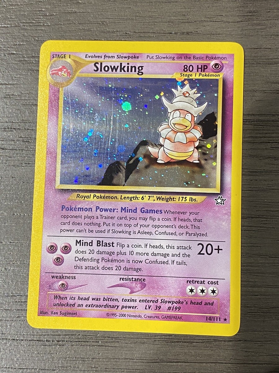Slowking 14/111 Holo Neo Genesis Pokemon Card NM Rare | eBay