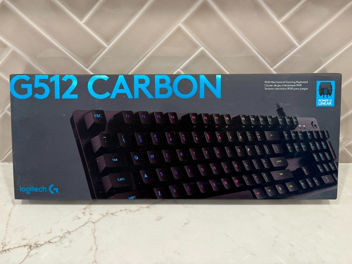 Logitech G512 Carbon RGB Mechanical Wired USB Gaming Keyboard