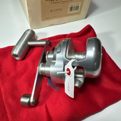 ACCURATE BOSS 197 MAGNUM Twin Drag Reel Unused | eBay