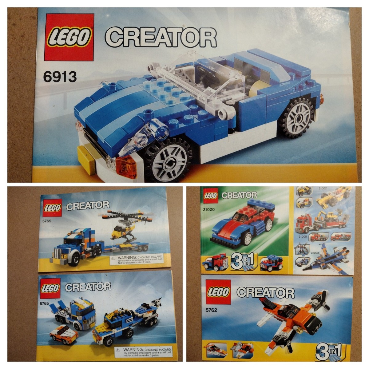 6913 5765 7562 31000 INSTRUCTION BOOKLET ONLY Lego manual Creator