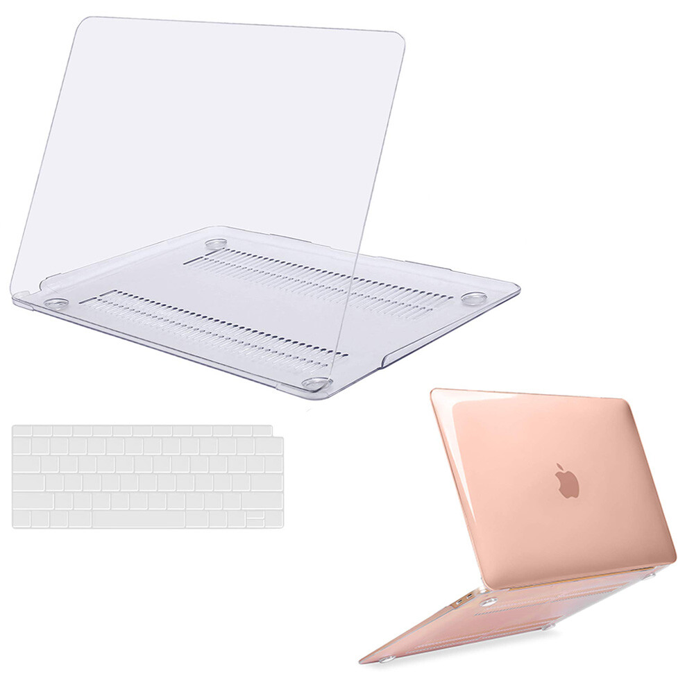 Clear Hard Shell Case for 2012-2024 Macbook Air Pro 16 15 13.6 13