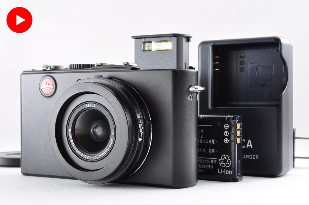 Exc+5] Leica D-LUX 4 Digital Compact Camera Black #3681 | eBay