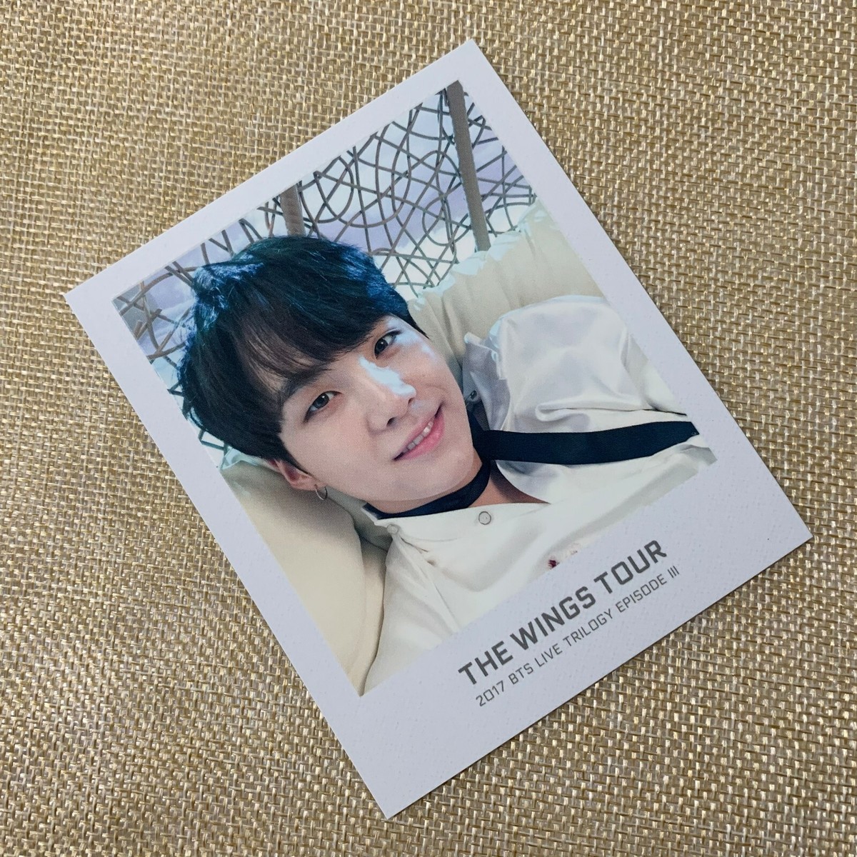 BTS SUGA [WINGS Tour Binder Trilogy Ticket Album] Official