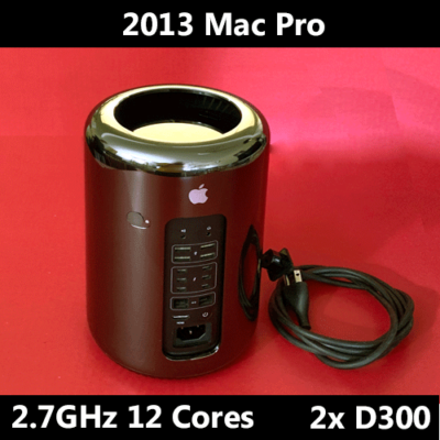 2013 Mac Pro | 2.7GHz 12-Cores | Dual AMD D300 | 128 GB RAM | 1TB