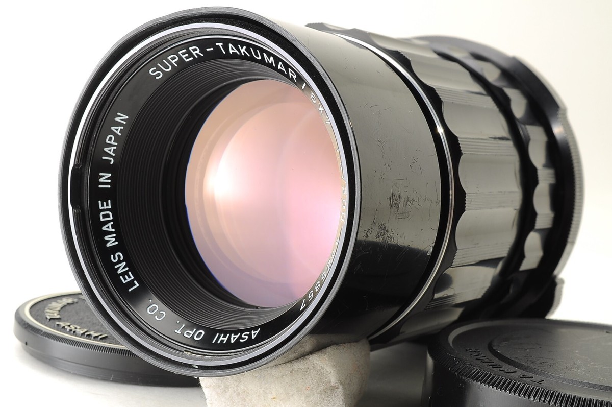 Excellent+++] Asahi Super Takumar Pentax 6x7 200mm f/4 Lens from
