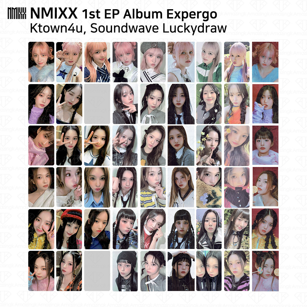 NMIXX 1st EP Album Expergo Lucky Draw Photocard Postcard Soundwave