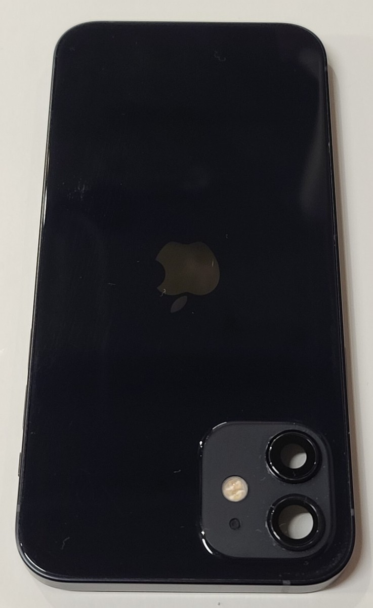 OEM Apple IPhone 12 Original Housing,Battery,Front Camera,Black