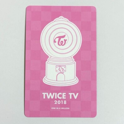 TWICE TZUYU TWICETV POKEMON Pikachu Photocard limited official
