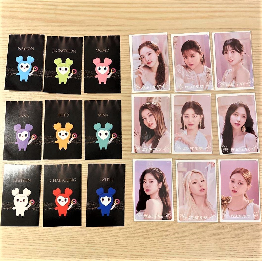 TWICE WORLD TOUR READY TO BE in JAPAN ONCE Lottery & Clear Photo