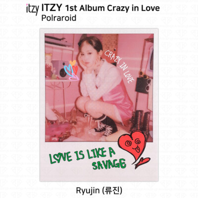 ITZY 1st Album Crazy In Love Official Polaroid Stand Pre-order