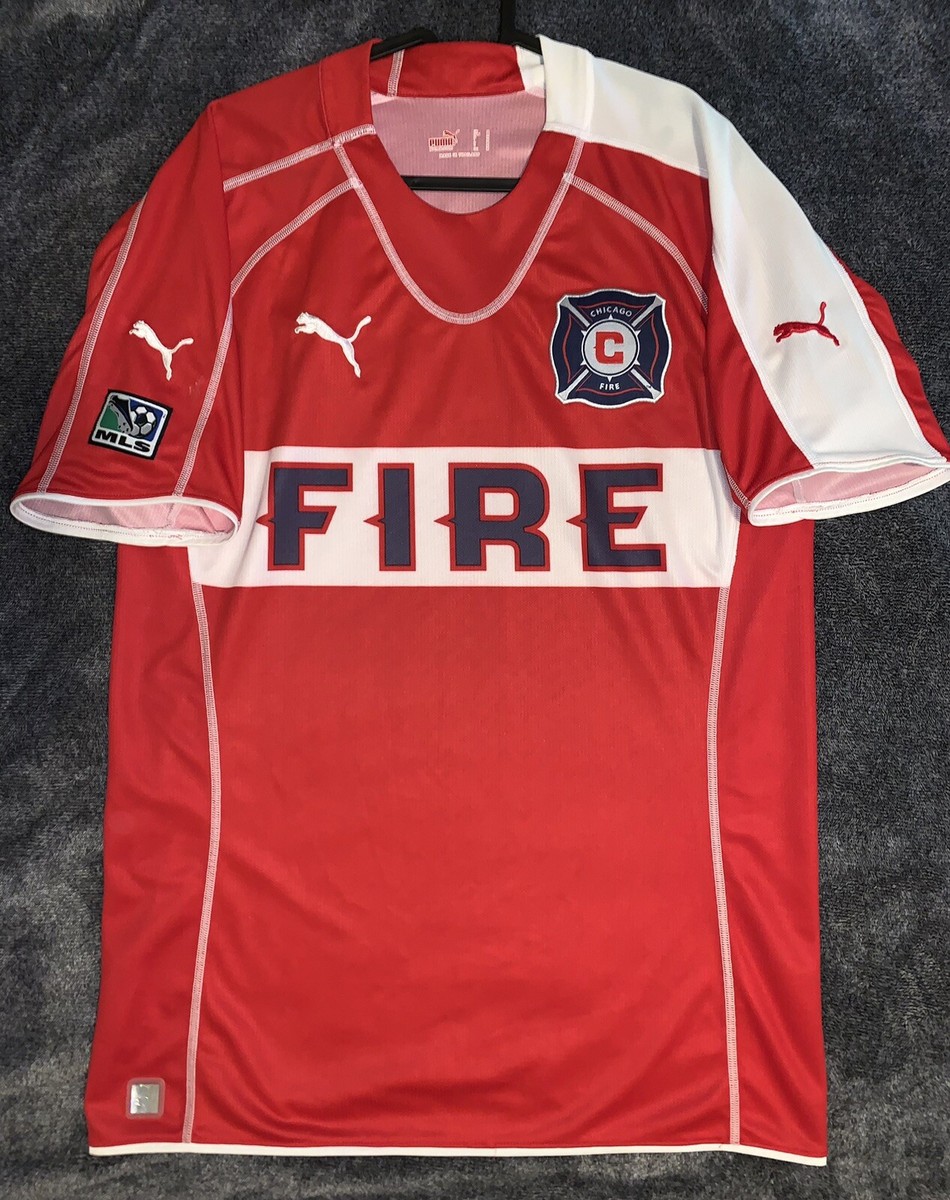 Vintage Chicago Fire FC 2005 Home Puma Soccer Jersey Medium | eBay