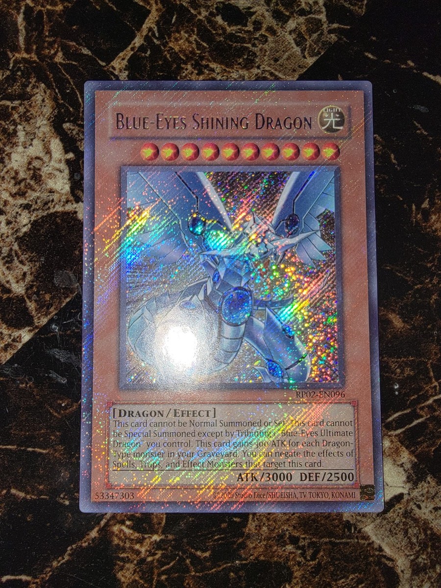 Yugioh Retro Pack 2 Blue-Eyes Shining Dragon RP02-EN096 Secret