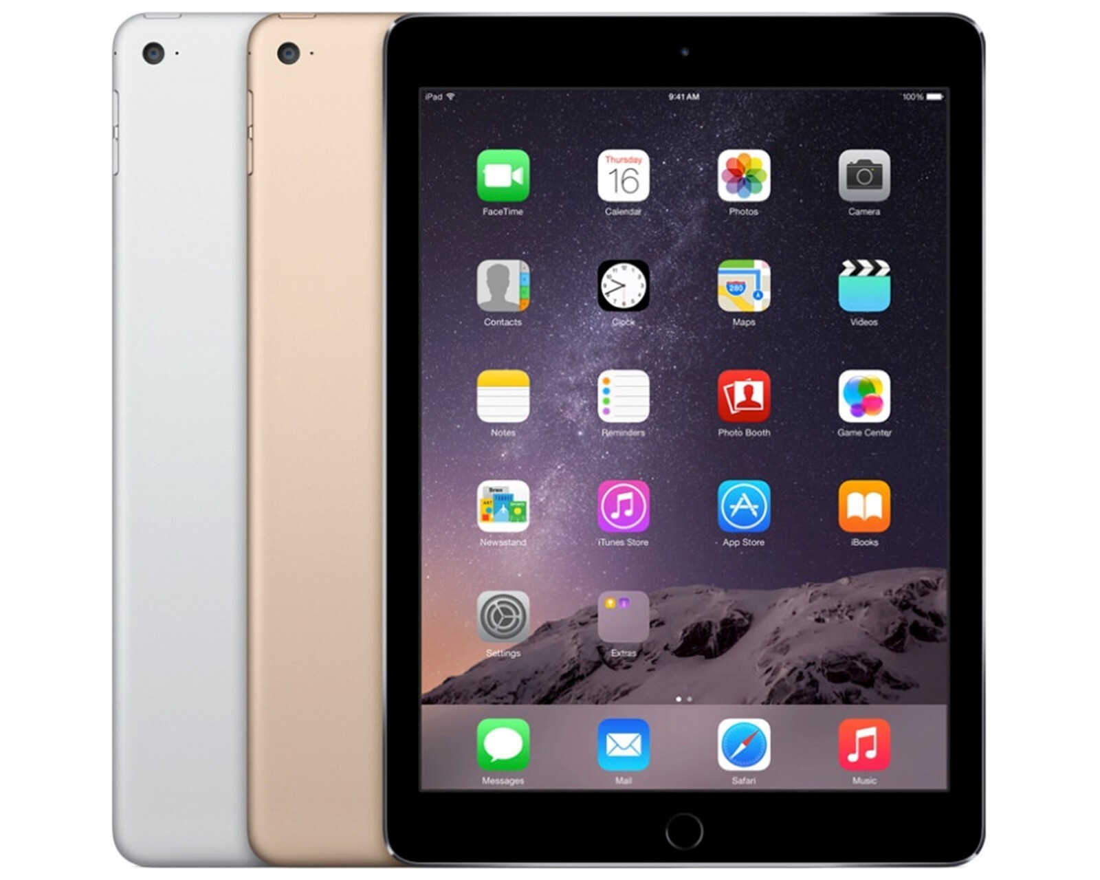 Apple iPad Air 2 9.7-inch 16GB 32GB 64GB 128GB All Colors Wi-Fi or