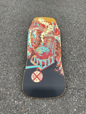 Santa Cruz Erick Winkowski VX TRAIN MAD DOG Skateboard Skate Deck