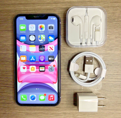 Apple iPhone 11 - 128GB - Purple (Factory Unlocked) - Good