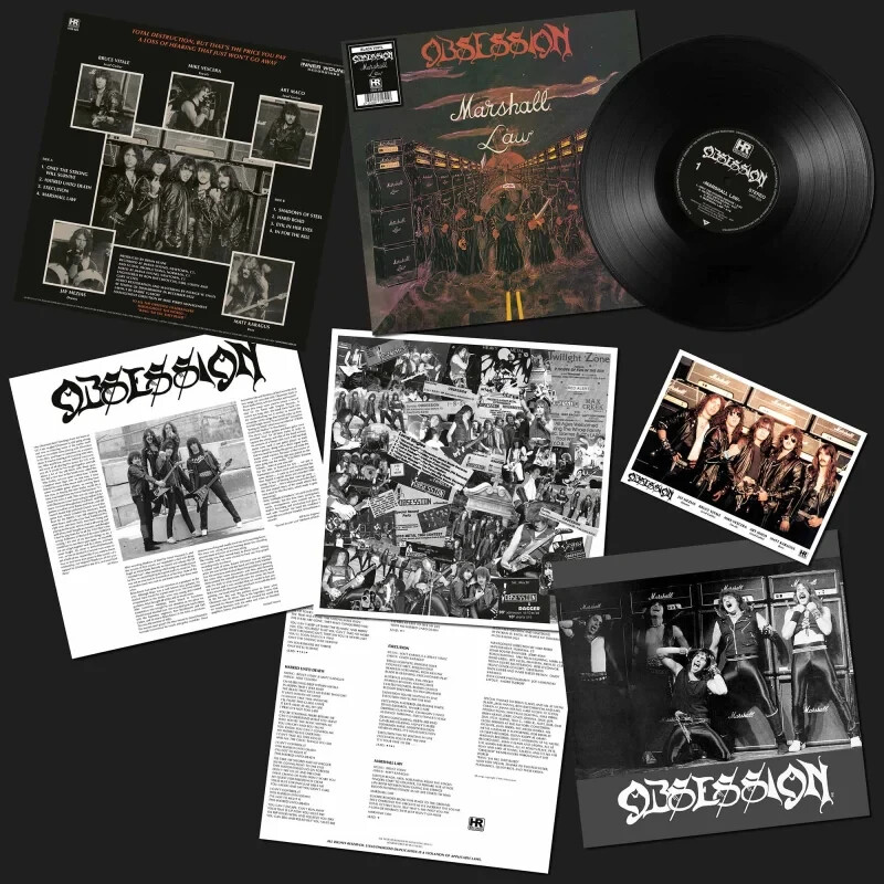 Obsession Marshall Law LP heavy metal vinyl obscure import hard
