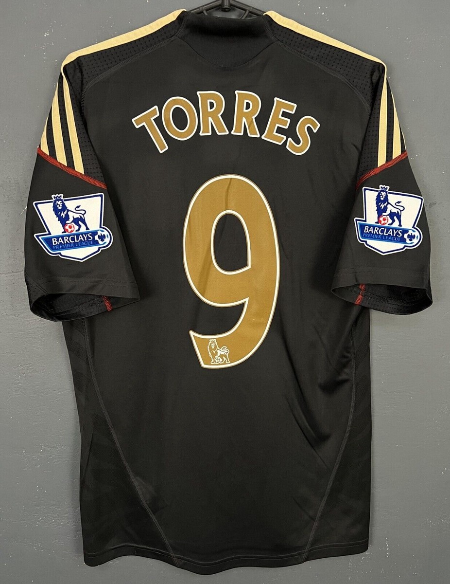 MEN'S FC LIVERPOOL 2009/2010 TORRES #9 AWAY SOCCER FOOTBALL SHIRT