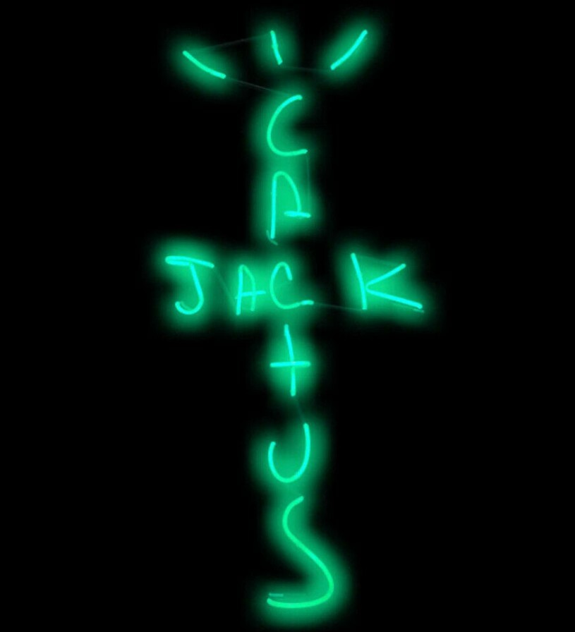 Cactus Jack Neon Sign (100% OFFICIAL) Travis Scott Neon Room Sign
