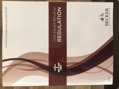 becker cpa exam review paperback books (all four sections) v 3.2