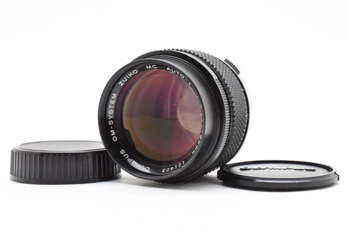 Olympus OM-System Zuiko MC Auto-T 85mm f/2 OM Mount Lens w/ Caps