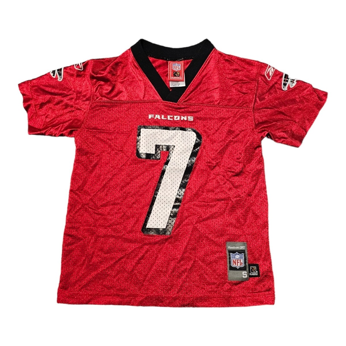 Vintage Reebok NFL Atlanta Falcons #7 Michael Vick Red Jersey