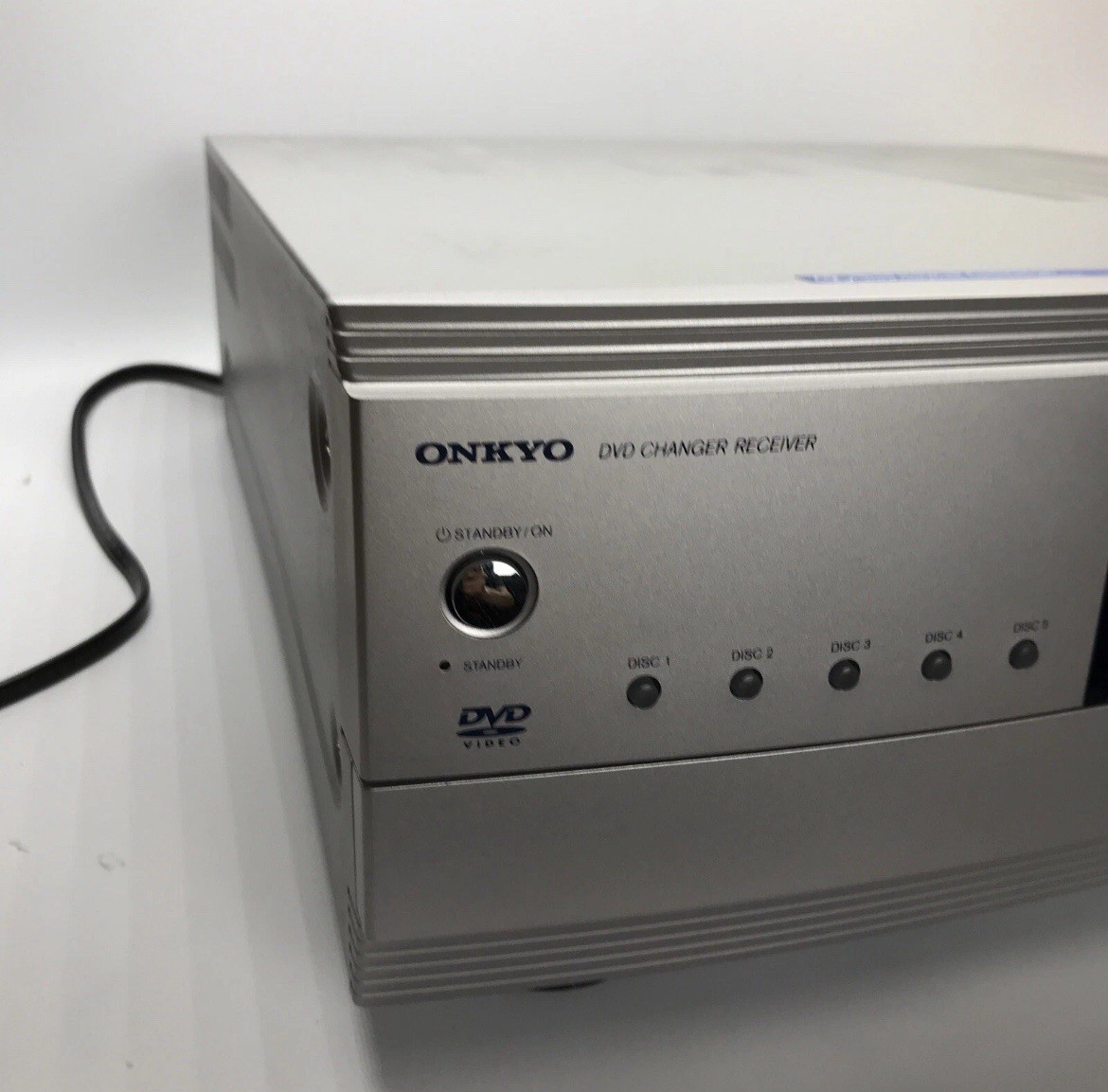 Onkyo 5 Disc Carousel DVD Changer Receiver DR-C500 Silver No