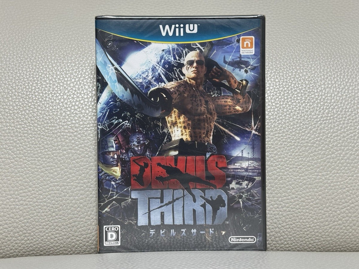 SEALED Devil's Third Wii U Japanese JP Version Brand New Sealed