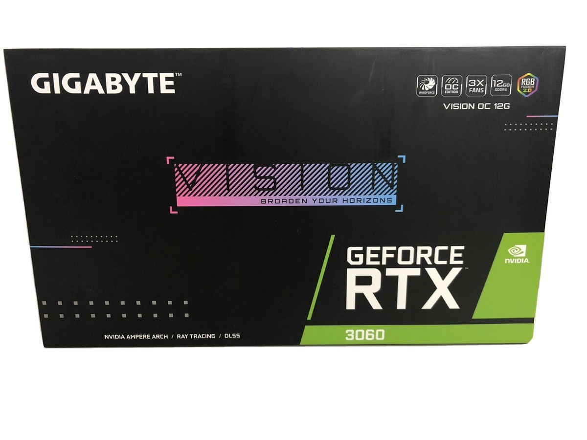 GIGABYTE GeForce RTX 3060 Vision OC 12g Graphics Card 12gb | eBay