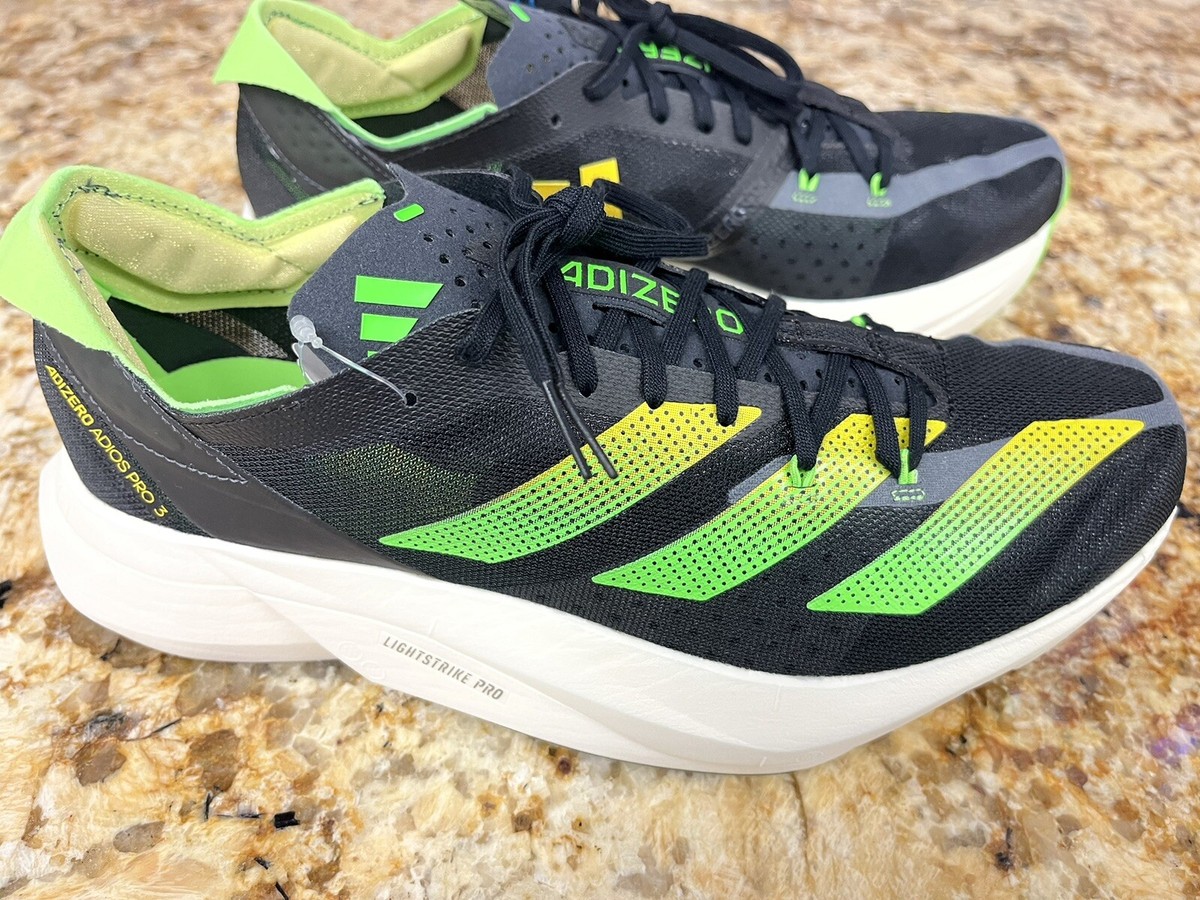 Adidas - Adizero Adios Pro 3 - Core Black/ Solar Green 2022