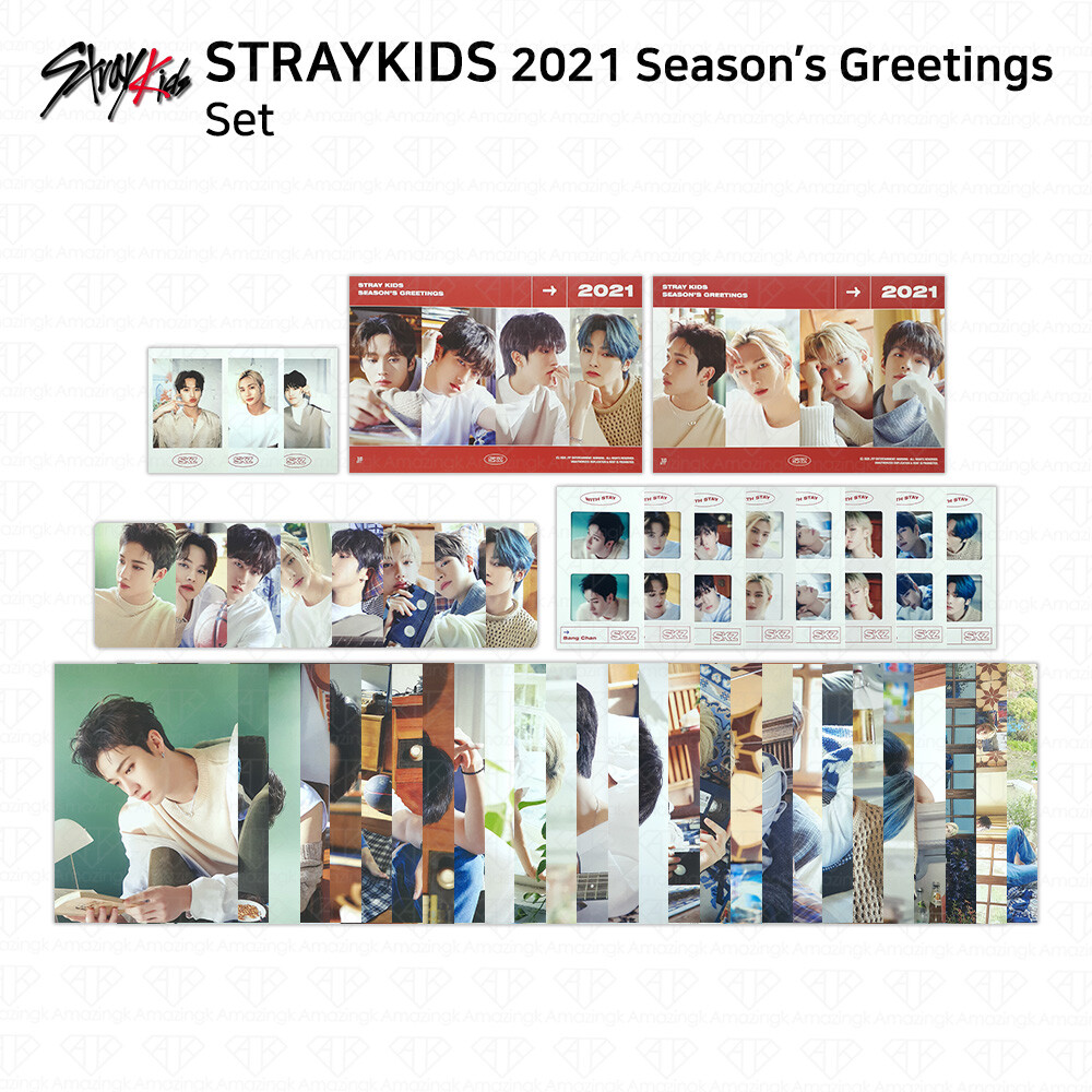 Stray Kids 2021 Season's Greetings Photocard Bookmark Postcard