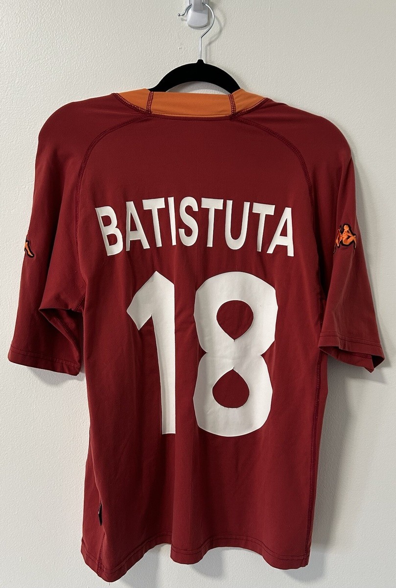 AS Roma Home 2000/01 Batistuta #18 (M) | eBay