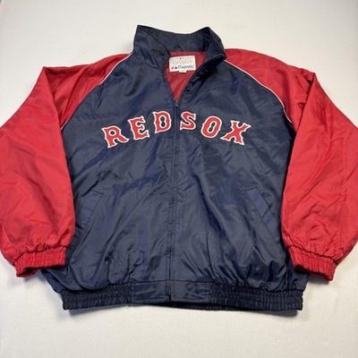 Majestic Boston Red Sox Jacket Mens XL Navy Red MLB Baseball