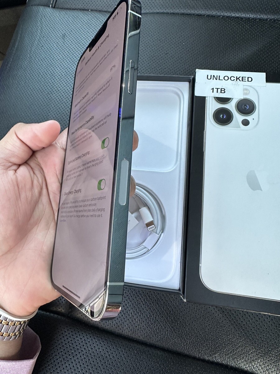 Apple iPhone 13 Pro Max - 1TB - Silver (Unlocked) | eBay