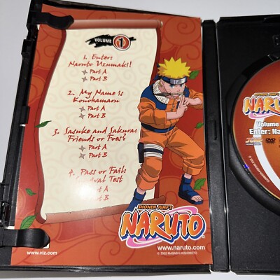 Naruto: Shonen Jump's Naruto Vol. 1 Enter: Naruto DVD Anime | eBay