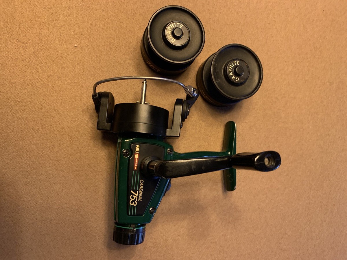 Vintage Abu Garcia Cardinal 753 Reel w/ 2 Spools | eBay