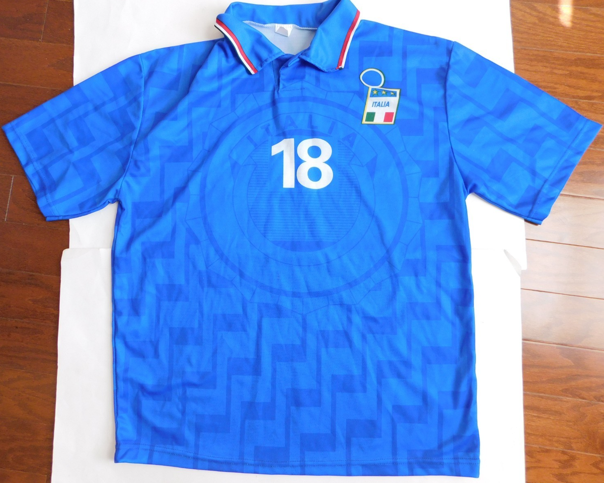 Roberto BAGGIO 18 ITALY 1998 WC World Cup Home and Away Blue