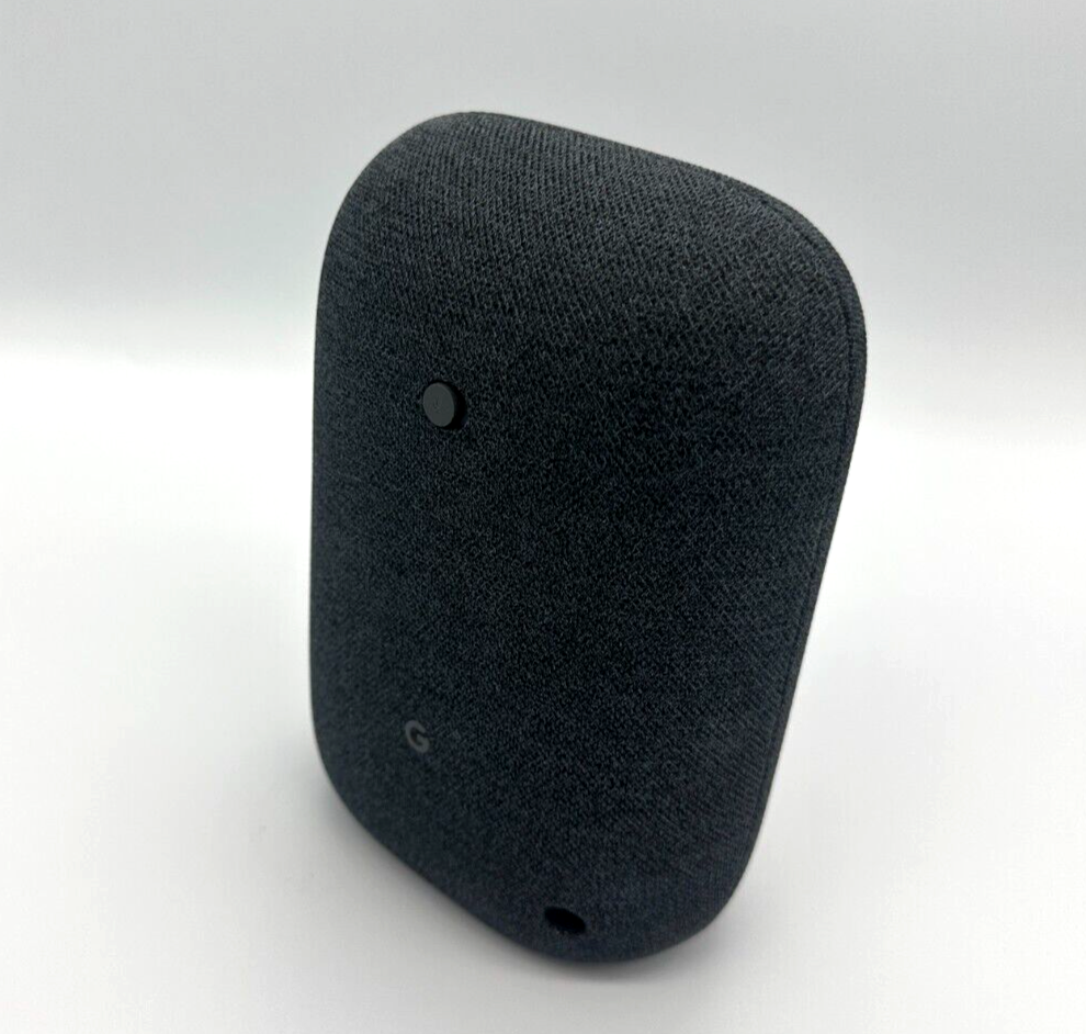Google Nest Audio Charcoal Wireless Bluetooth Wi-Fi Smart Speaker