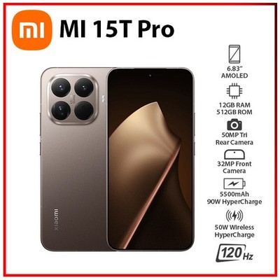 Xiaomi 15T Pro 5G 12GB+512GB MOCHA GOLD Dual SIM Unlocked Android