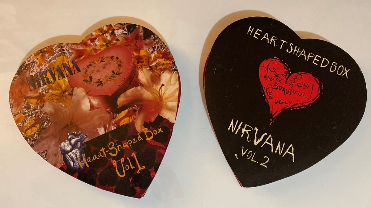 Nirvana Vol. 1 & 2 Heart Shaped Box Vintage Bootleg 8 C.D.