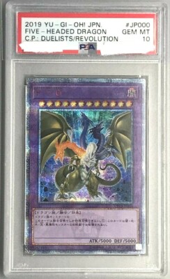 PSA 10 Yugioh Five-Headed Dragon F・G・D CP19-JP000 20th Secret
