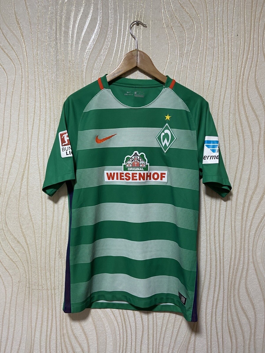 WERDER BREMEN 2016 2017 HOME SHIRT JERSEY NIKE 808442-319 sz M #14