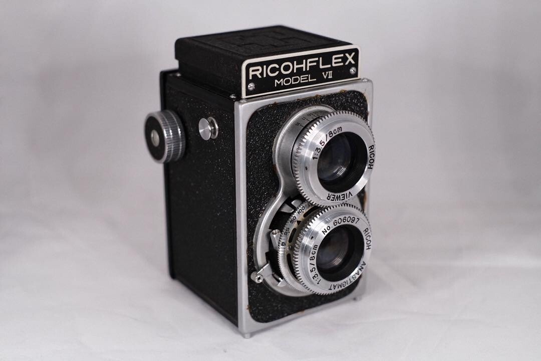 Ricohflex Model VI Rikenon 80mm F/3.5 TLR Camera Japan | eBay