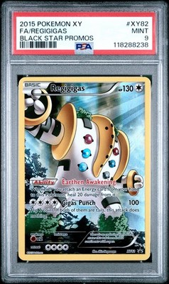 2015 POKEMON BLACK STAR PROMO REGIGIGAS #XY82 PSA 9 MINT