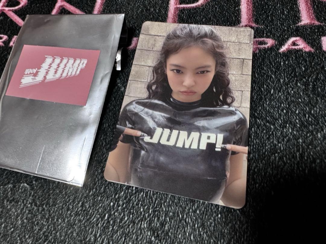 BLACKPINK JENNIE JUMP Limited Official Photocard Japan Exclusive